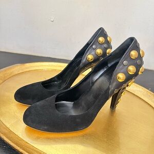 Gucci Studded Black Heels